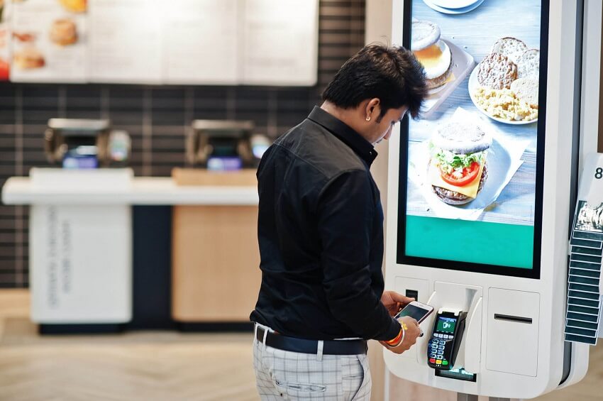 Webbing - connectivity self-service machines