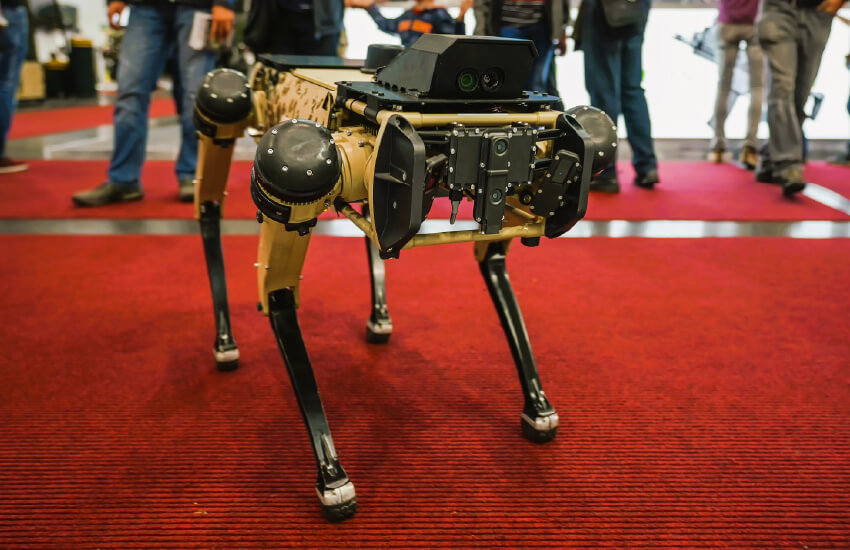 WebbingCNCT global connectivity for robots in law enforcements