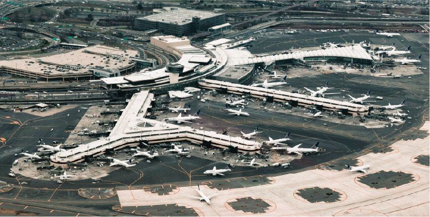 Cellular connectivity provides consistent connectivity across vast areas for airports and airlines