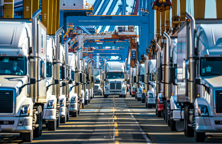 Smart gates automate the verification and flow of trucks entering and exiting port facilities