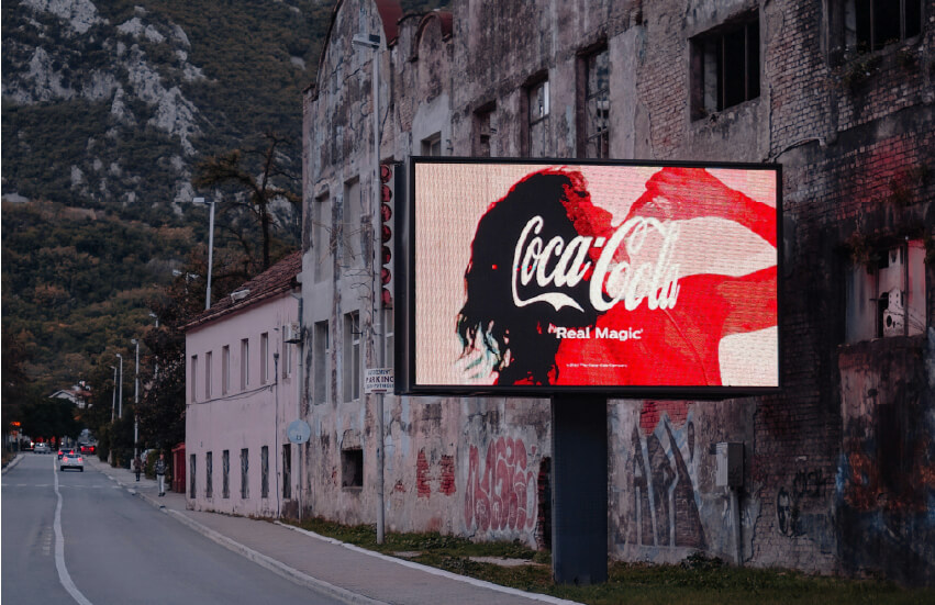 Cellular networks give each billboard an immediate internet connection almost anywhere