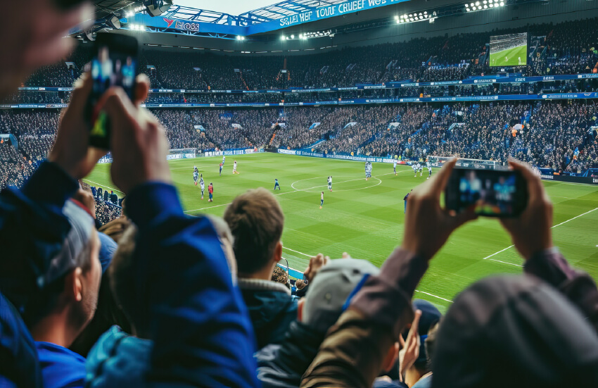 Tens of thousands of people in a small area, all using their phones at the same time