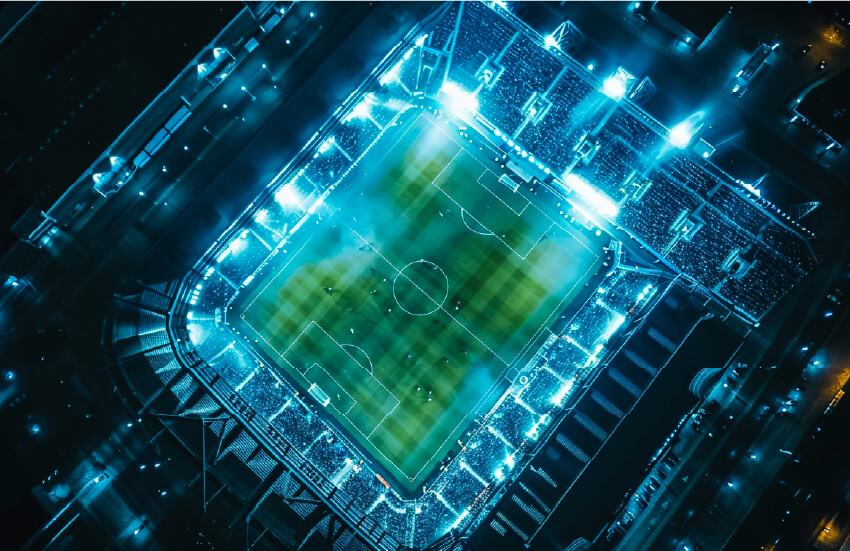 Cellular connectivity is widely used to connect operational systems of a stadium or sports complex