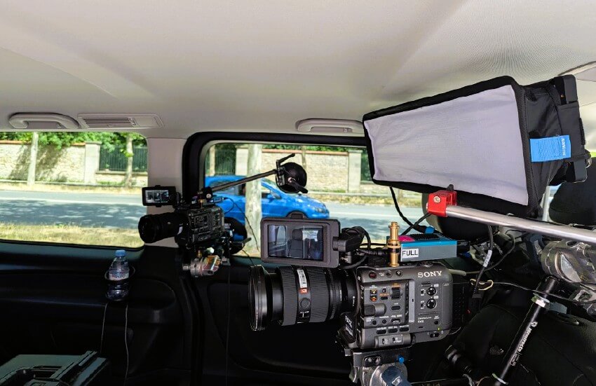 Octal streaming video from moving cars for the Dior show - the production demanded broadcast quality video from multiple cameras in each vehicle, with uninterrupted coverage while the vehicles moved through central Paris, one of the hardest urban environments for stable live transmission.